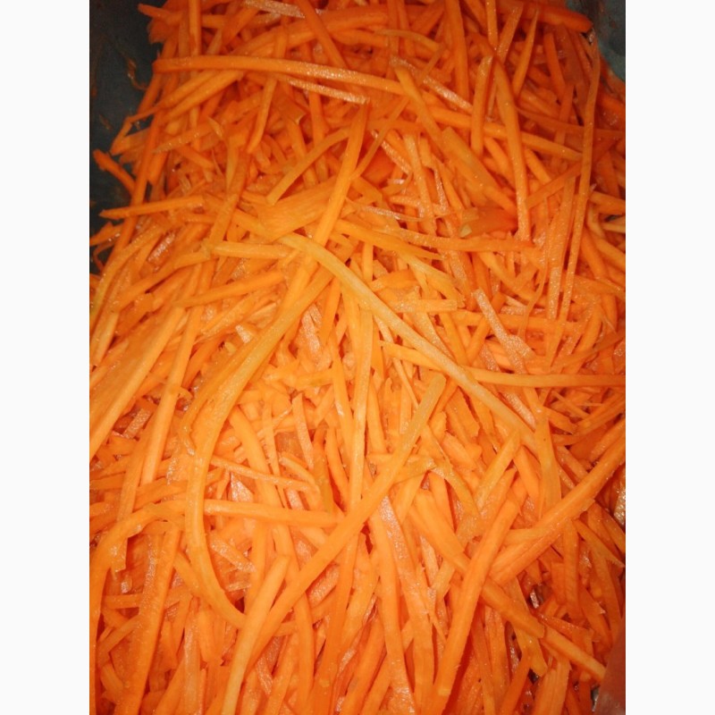 Морковь нарезаная, морковь по корейски, морковь на переработку, Донецк