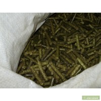 Гранулированная травяная мука из люцерны с добавлением 3% хвойной муки