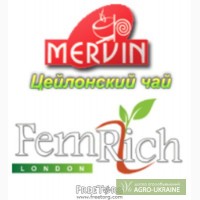 Цейлонский чай торговых марок Mervin и FemRich оптом по Украине