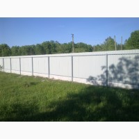 Забор из профнастила, забор из сетки - ограждение для агрофирм, сельхозпредприятий, ферм