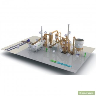Завод по производству гранулированных кормов мощностью 2-3 т/ч