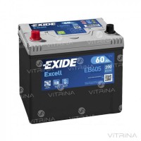 Аккумулятор EXIDE EXCELL 60Ah-12v EB605 (230х172х220) | L, EN390 (Европа)