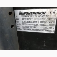 Электропогрузчик Jungheinrich EFG-Dhac15SP GE115-435DZ, 2003 г.в., батарея 2014 г.в