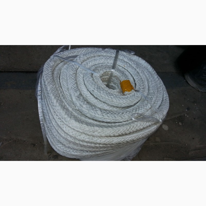 Фото 3. Асбестовый плетеный квадратный уплотнительный шнур для котла