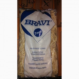 Продам Картофель фри 7мм Bravi ТМ Farm Frites (4x2.5кг)