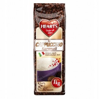 Кофейный напиток Hearts Cappuccino Caramel, 1 кг