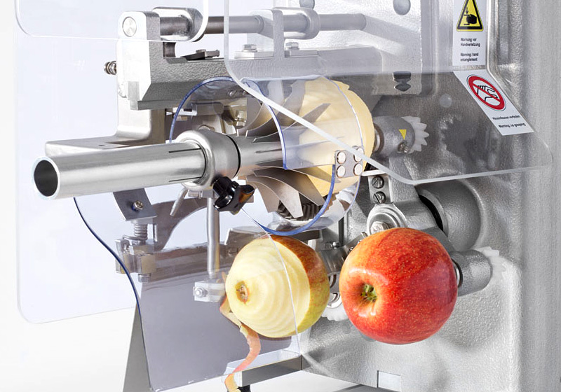 Фото 2. Машина для очистки, нарезания, удаления сердцевины яблок 70-100 кг/час