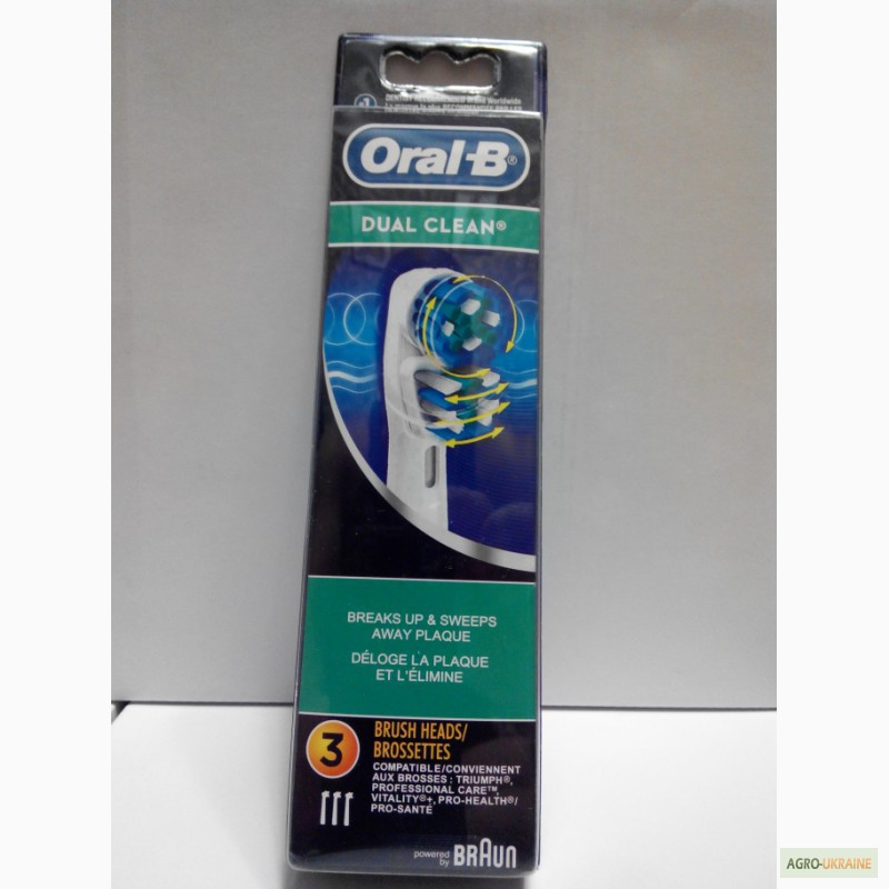 Фото 3. Oral-B DUAL CLEAN 3 шт, Оригинал, Только Высокое качество