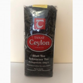Продам чай чорний крупнолистовий Tanay Ceylon 100 грам. (Німеччина)