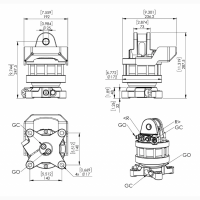 Фланцевий ротатор Finn-Rotor 70405L CR 400L-W25F140 (4 тонни)