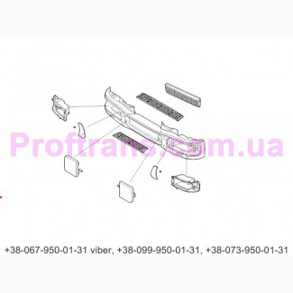 504042187 Накладка фары левая IVECO EUROCARGO 04-08 Ивеко Єврокарго