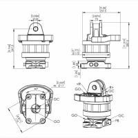 Ротатор фланцевий Finn-Rotor 70409 CR 400-W25F173 (4 тонни)