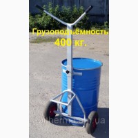 Бочковоз - тележка для бочки на 400 кг. Колёса (докатка). Apitherm. Украина