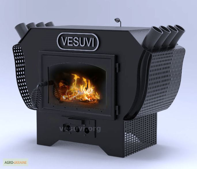 Фото 3. Твердотопливный котел VESUVI 12-18 кВт с чугунной варочной плитой и без 4999 грн опт