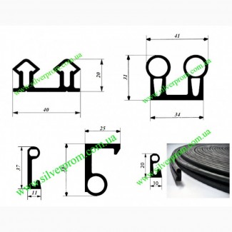Ущільнювач гумовий для дверей холодильних камер