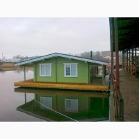 HouseBoat, хауcбот, плавдом, плавдача, дом на воде, беседка на воде