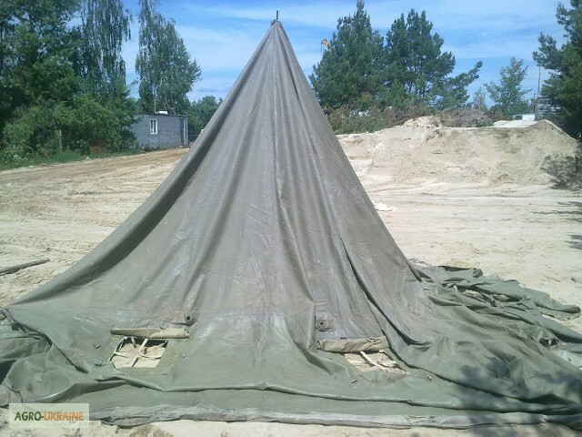 Фото 4. Палатки брезентовые, навесы, тенты брезентовые