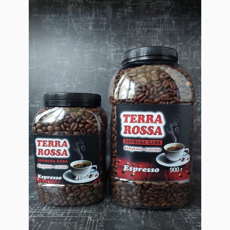 Фото 8. Кава зернова та розчинна ТМ ТЕRRA ROSSA від виробника