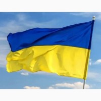 Прапор України, великий, розмір: 210х150 см, габардин