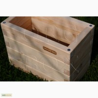 Деревянные ящики для цветов, высокие грядки, ограждения для клумб Organic Box купить