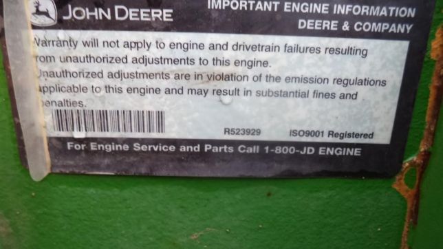 Фото 5. Мотор на трактор John Deere 6630, 6830, 6930, 7730