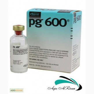ПГ – 600 (PG-600), 1 фл.х 5 мл (1 доза) + растворитель 5 мл, Intervet (Нидерланды)