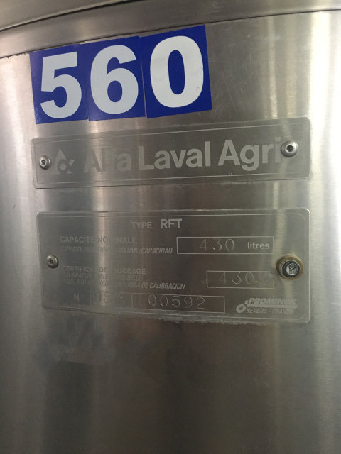 Фото 2. Продам охладитель молока Alfa Laval 430