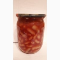 Фасоль в томатном соусе крупная ТМ Лиман-С СКО 0.520/12