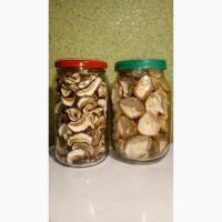 Молоді шапочки білі/белые гриби першого сорту сушені з Карпат (білий/белый гриб)