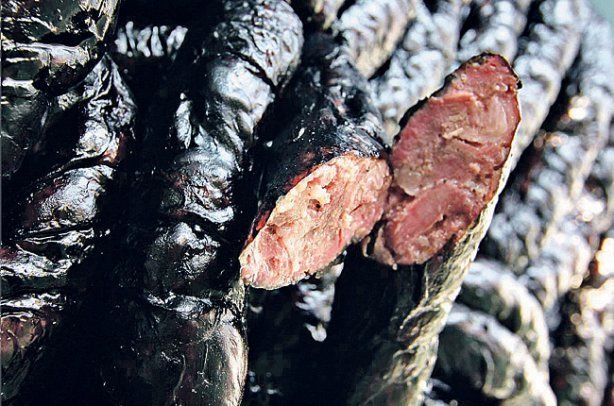 Домашняя колбаса (ковбаса) Черная 100% натуральная Старинный рецепт