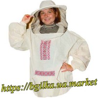 Куртка пчеловода Евро «Вышиванка» Бязь суровая