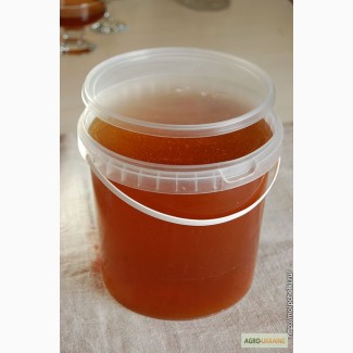 Банка (ведро) 1 литр с герметической крышкой для мёда