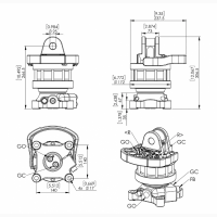 Ротатор фланцевий Finn-Rotor 70407 CR 400-W25F140(D68) (4 тонни)