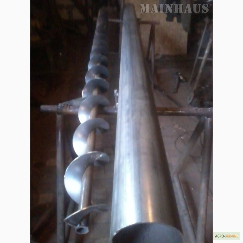 Фото 3. Шнековая спираль для удобрений (шнек), диаметр - 200 мм, толщина 3мм. 1350грн./м.пог
