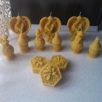 Декоративні свічки з бджолинного воску