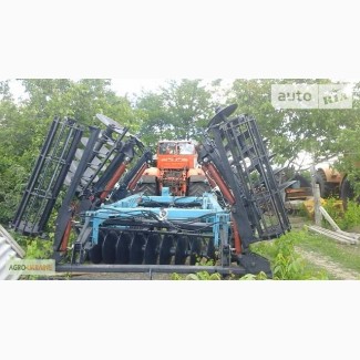 Вспашка, дискование, обработка почвы на тракторе Кировец, в одесской области