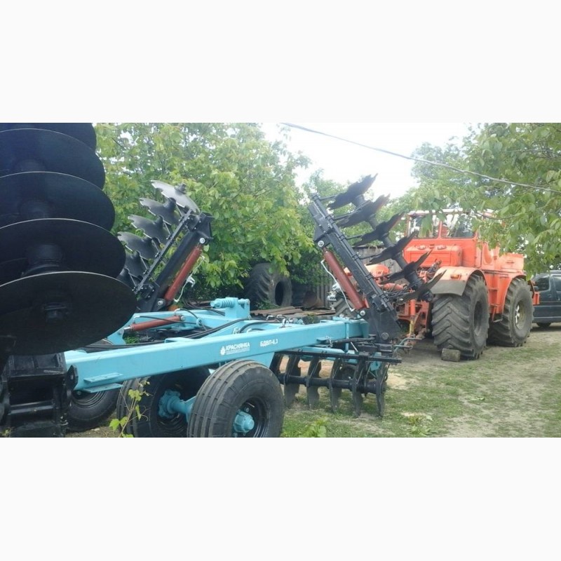 Фото 2. Вспашка, дискование, обработка почвы на тракторе Кировец, в одесской области