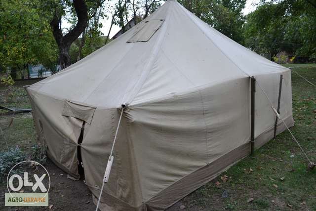 Фото 11. Тенты, навесы брезентовые, палатки армейские любых размеров, пошив