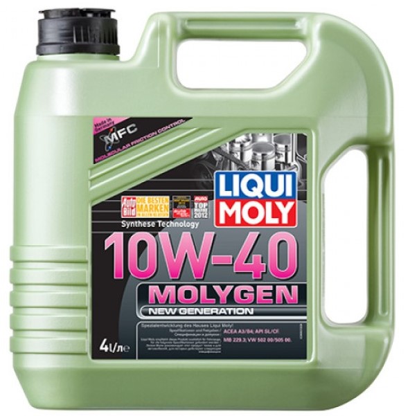 8538 Напівсинтетична моторна олива - Molygen New Generation 10W-40 4л