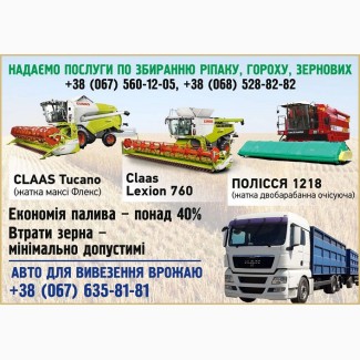 Уборка урожая комбайнами CLAAS Lexion 760, CLAAS Tucano 47