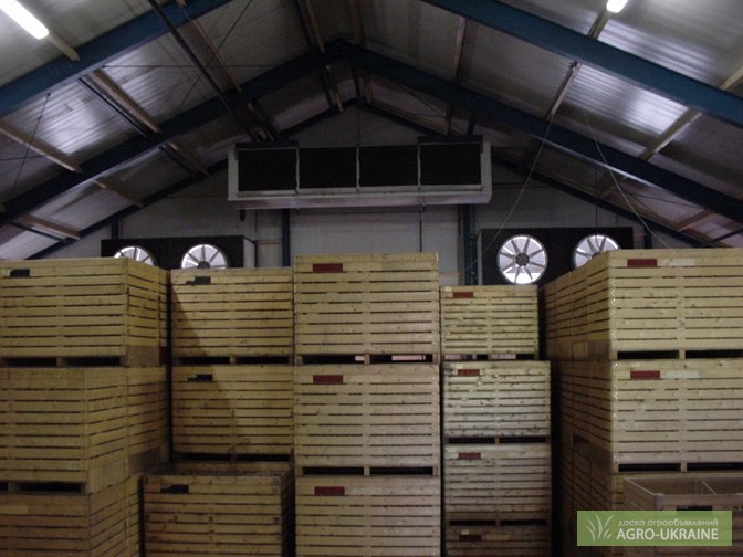 Фото 3. Воздухосмешивающие блоки для хранения картофеля в контейнерах