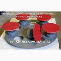 Установочный диск металопластиковый с резиной для плоскошлифовальных машин