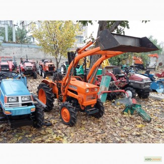 Минитрактор с КУНом Kubota L1501DT (Япония)