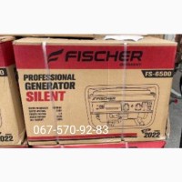 Генератор бензиновый 2, 5 кВт однофазный FISCHER FS-6500