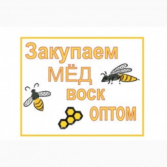 Закупаем Мёд Оптом! Звоните!(от 200 кг) По всей Украине