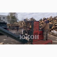 Пилоколун - комплекс для заготовки дров с подающей эстакадой бревен
