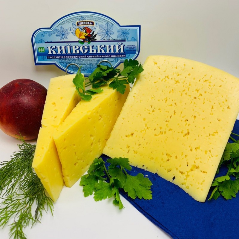 Фото 2. Продукт молоковмісний сирний Київський, ТМ ЛЕПОТА, 50% жиру в сухій речовині