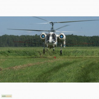 Внесение хелатных микроудобрений самолетом и вертолетом