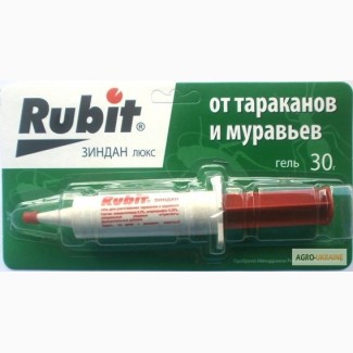 Рубит Зиндан шприц-гель 30гр средство от тараканов и муравьев