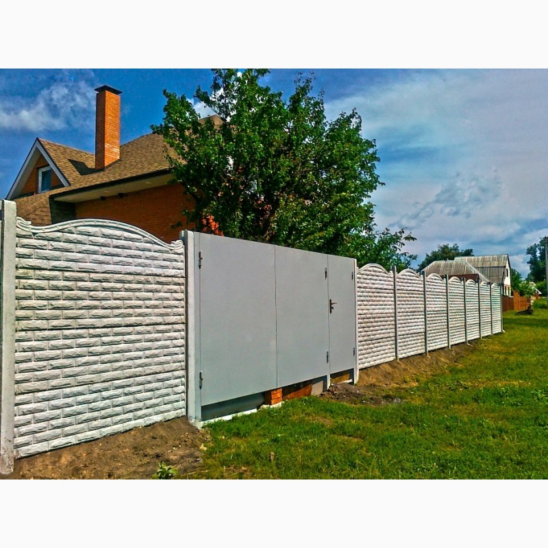 Фото 14. Забор бетонный(еврозабор) наборной до 2, 5 метров в Херсоне и области